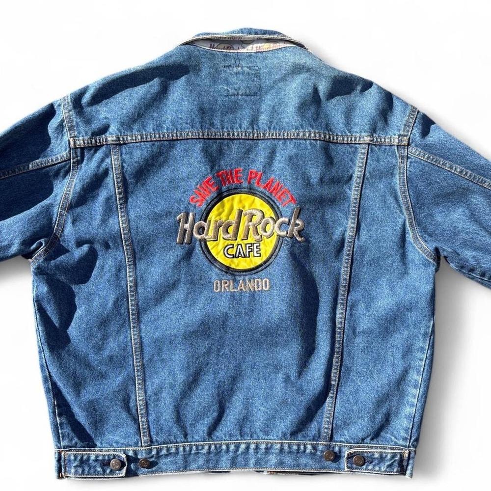 90’s vintage Hard Rock Cafe Orlando Jean Jacket